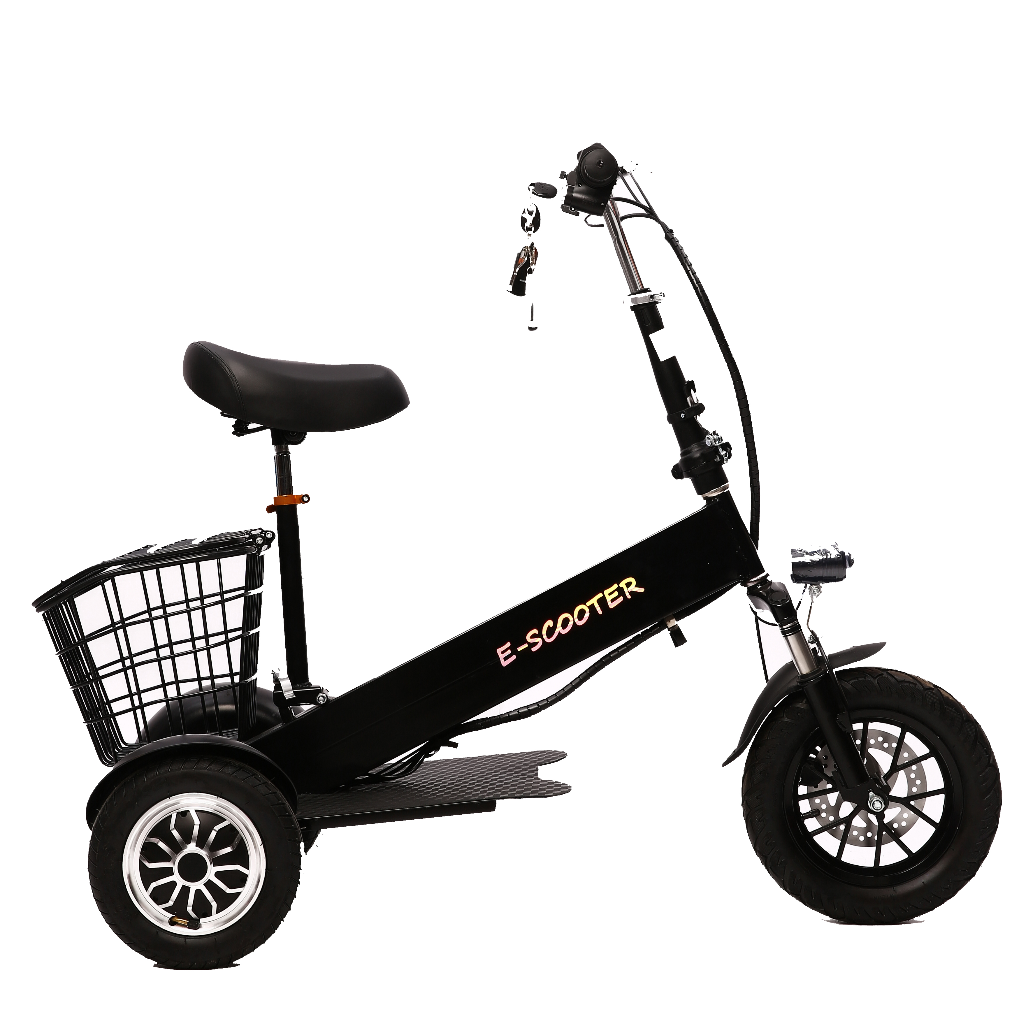 Scooter eléctrico plegable con ruedas de PU de 500w 
